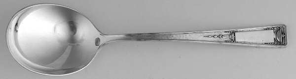 Buckingham (Silverplate, 1924) Round Bowl Soup Spoon (Bouillon)