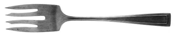 Cabot (Sterling, 1917) Small Solid Cold Meat Serving Fork