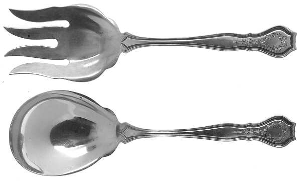 Cairo (Sterling, 1908) (2 Pc) Solid Salad Set