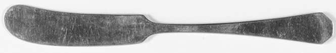 Campania (Sterling, 1914) Flat Handle Butter Spreader