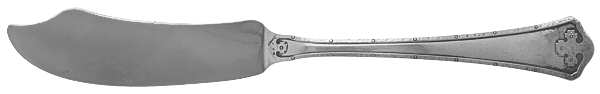 Carmel (Sterling, 1912) Flat Handle Master Butter Knife