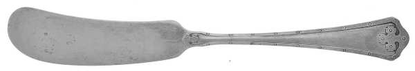 Carmel (Sterling, 1912) Flat Handle Butter Spreader
