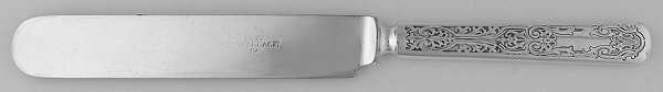 Cardinal (Silverplate, 1907) Blunt Solid Indented Knife