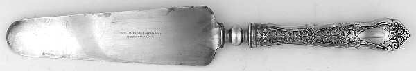 Cardinal (Silverplate, 1907) Cake Knife with Silverplate Blade