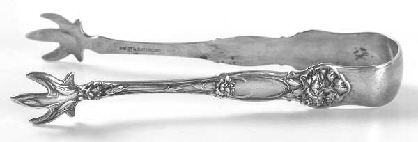 Carnation (Sterling, 1909) Large Sugar Tongs