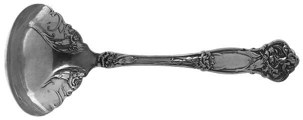 Carnation (Sterling, 1909) Solid Gravy Ladle