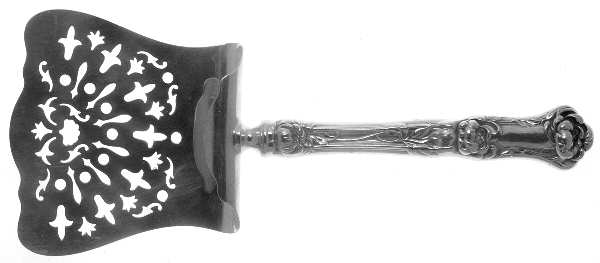 Carnation (Sterling, 1909) Hollow Asparagus Server with Sterling Hood