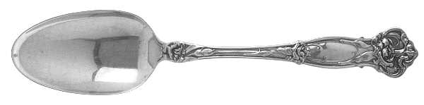 Carnation (Sterling, 1909) Dessert/Oval Soup Spoon