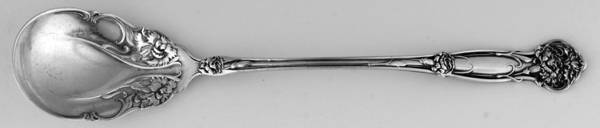 Carnation (Sterling, 1909) Large Horseradish Serving Spoon