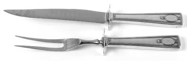 Carthage (Sterling, 1917) Small Stainless Blade 2-Piece Steak Carving Set