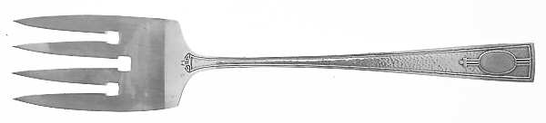 Carthage (Sterling, 1917) Solid Salad Serving Fork
