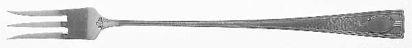 Carthage (Sterling, 1917) Long Handle Olive Fork