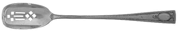 Carthage (Sterling, 1917) Pierced Bowl Short Handle Olive Spoon