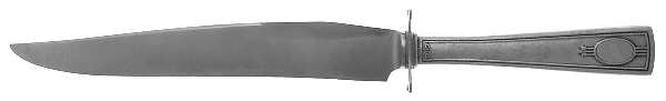 Carthage (Sterling, 1917) Small Carving Knife W/Sterling Guard