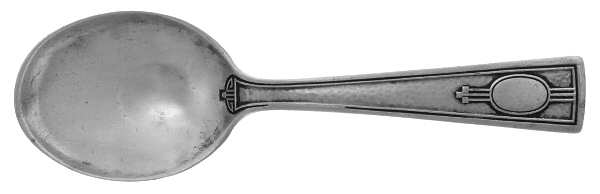 Carthage (Sterling, 1917) Straight Handle Baby Spoon