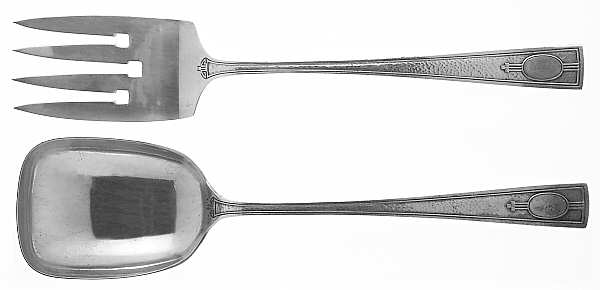 Carthage (Sterling, 1917) (2 Pc) Solid Salad Set