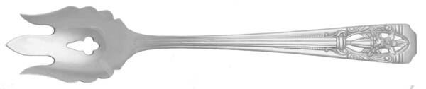 Classic Filigree (Silverplate, 1937) Vegetable Serving Fork Solid  HC