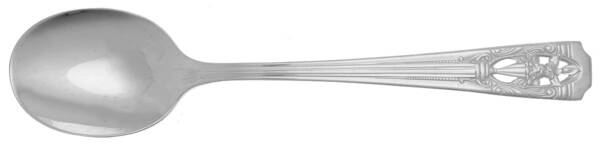 Classic Filigree (Silverplate, 1937) Round Bowl Soup Spoon (Cream Soup) HC