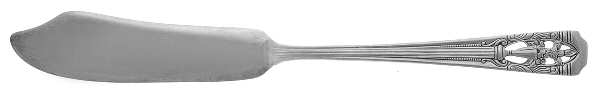 Classic Filigree (Silverplate, 1937) Flat Handle Master Butter Knife by Wallace Silver