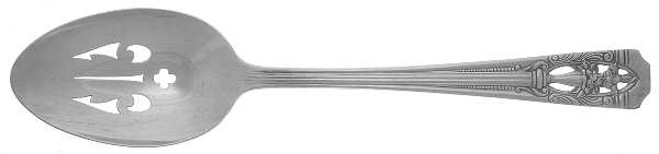 Classic Filigree (Silverplate, 1937) Pierced Tablespoon (Serving Spoon)