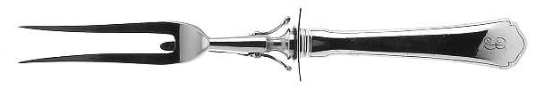 Concord (Sterling, 1926) Large Stainless-Prong Roast Carving Fork