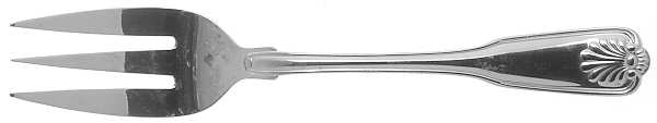 Coquille (Stainless) Medium Solid Cold Meat Serving Fork