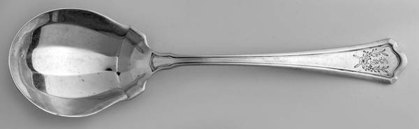 Custis (Sterling, 1911) Preserve Spoon with Monogram