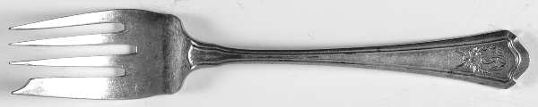 Custis (Sterling, 1911) Monogram Individual Salad Fork
