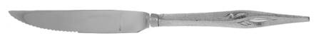 Dawn Mist (Sterling, Burnished, 1963) Steak Knife Individual Hollow, Serrate HC