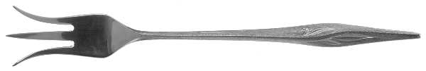 Dawn Mist (Sterling, Burnished, 1963) Lemon Fork