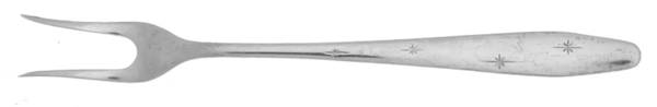 Dawn Star (Sterling, 1958) Short Handle Pickle/Olive Fork