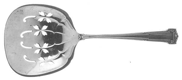 Dauphine (Sterling, 1916) Solid Bon Bon Spoon with Pierced Bowl