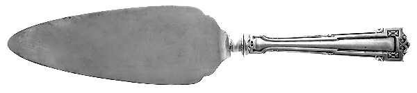 Dauphine (Sterling, 1916) Pie Server with Silverplate Blade