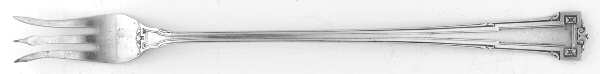 Dauphine (Sterling, 1916) Long Handle Pickle/Olive Fork