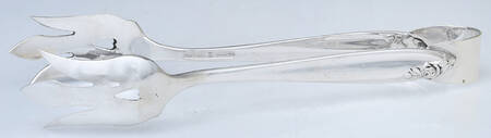 Debutante (Sterling, 1960) Solid Lettuce Tongs