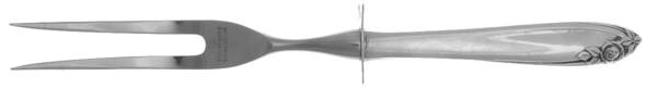 Debutante (Sterling, 1960) Small Carving Fork W/Sterling Guard
