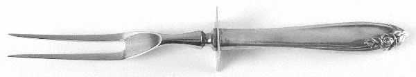 Debutante (Sterling, 1960) Large Stainless-Prong Roast Carving Fork