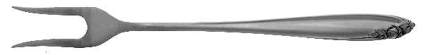 Debutante (Sterling, 1960) Short Handle Pickle/Olive Fork