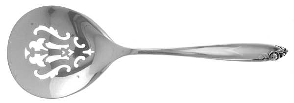 Debutante (Sterling, 1960) Solid Bon Bon Spoon with Pierced Bowl