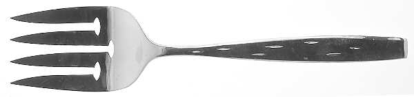 Discovery (Sterling, 1957) Solid Salad Serving Fork