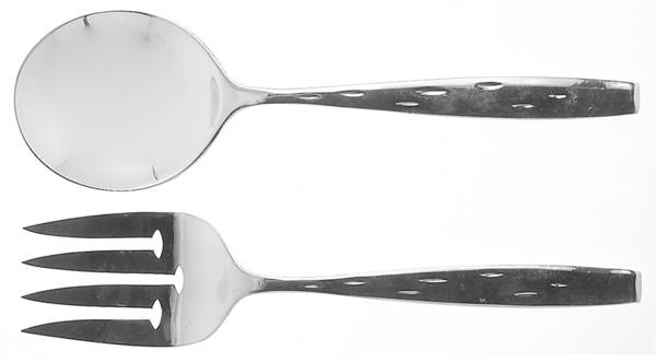 Discovery (Sterling, 1957) Solid Salad Serving Spoon