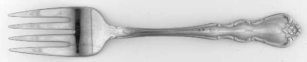 Discretion (Stainless) Medium Solid Cold Meat Serving Fork