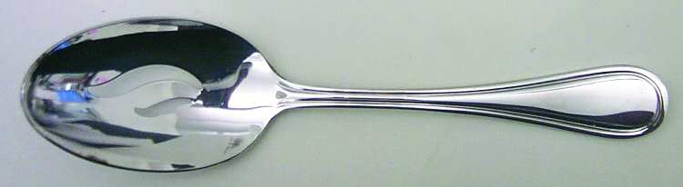 Edgewood (Silverplate) Pierced Tablespoon (Serving Spoon) by Wallace Silver