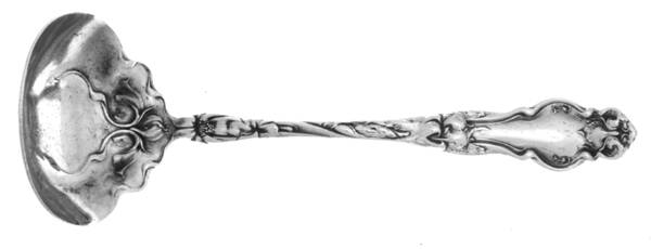 Eton (Sterling, 1903) Solid Piece Cream Ladle by Wallace Silver
