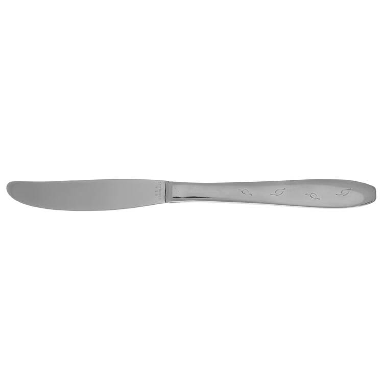 Falling Leaves (Stainless) Modern Solid Knife by Wallace Silver