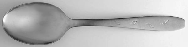 Falling Leaves (Stainless) Place/Oval Soup Spoon by Wallace Silver
