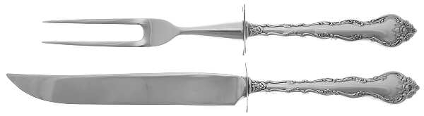 Feliciana (Sterling, 1969) Small Stainless Blade 2-Piece Steak Carving Set