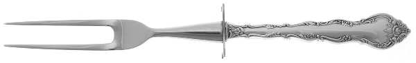 Feliciana (Sterling, 1969) Small Steak Carving Fork with Stainless Prongs