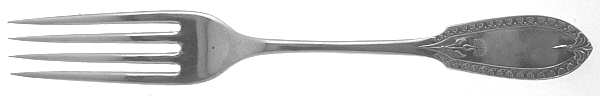 Figured Shell (Sterling, 1890) Fork