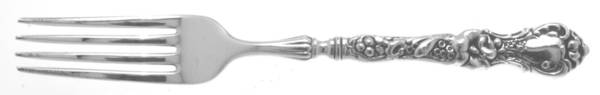 Floral (Silverplate, 1902) Hollow Handle Fork